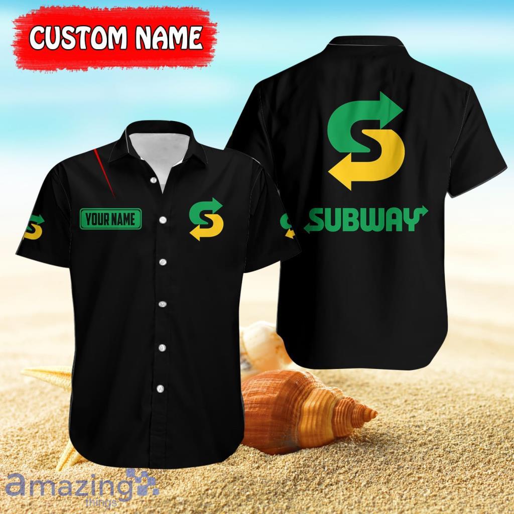 Subway Small Unisex T Shirt Employee Uniform Green Logo Short Sleeve