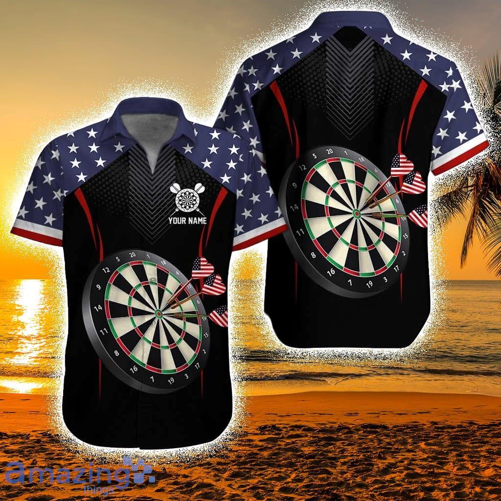 Darts Hawaiian Shirt Custom Name Dartboard Uniforms Personalized Aloha  Hawaiian Shirts - Limotees