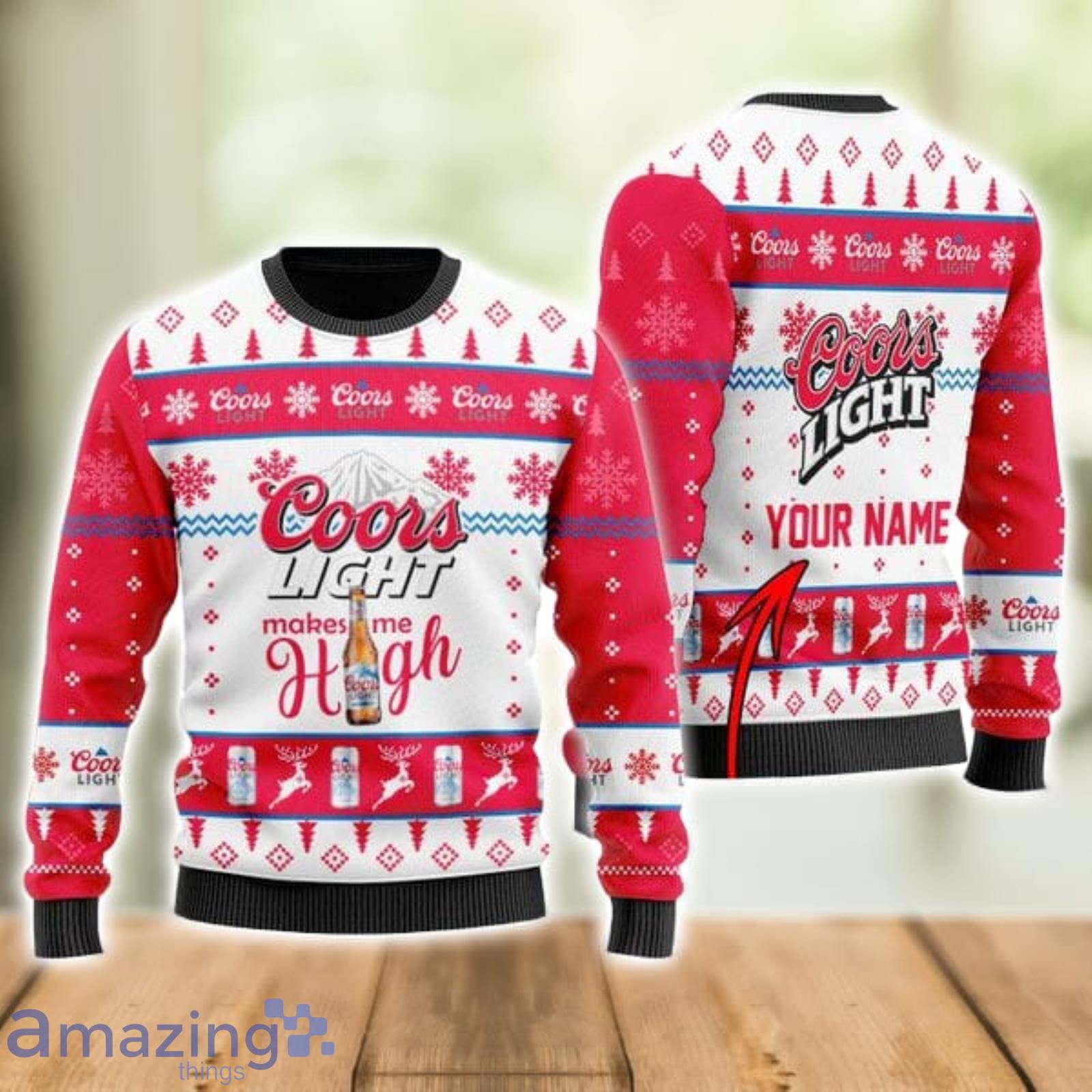 Coors Light Ugly Christmas Sweater Xmas Gift Men And Women Christmas Sweater