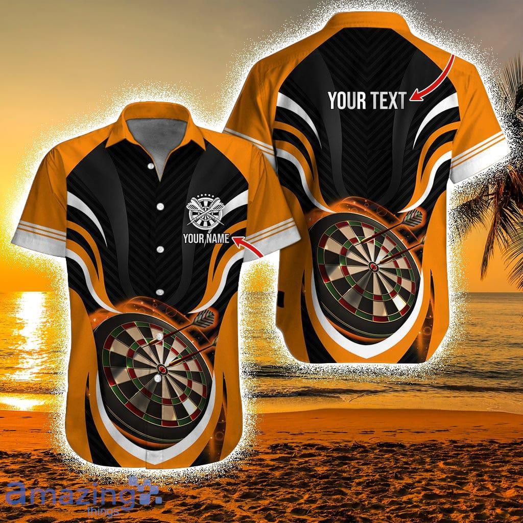 Darts Hawaiian Shirt Custom Name, Darts Player Uniforms