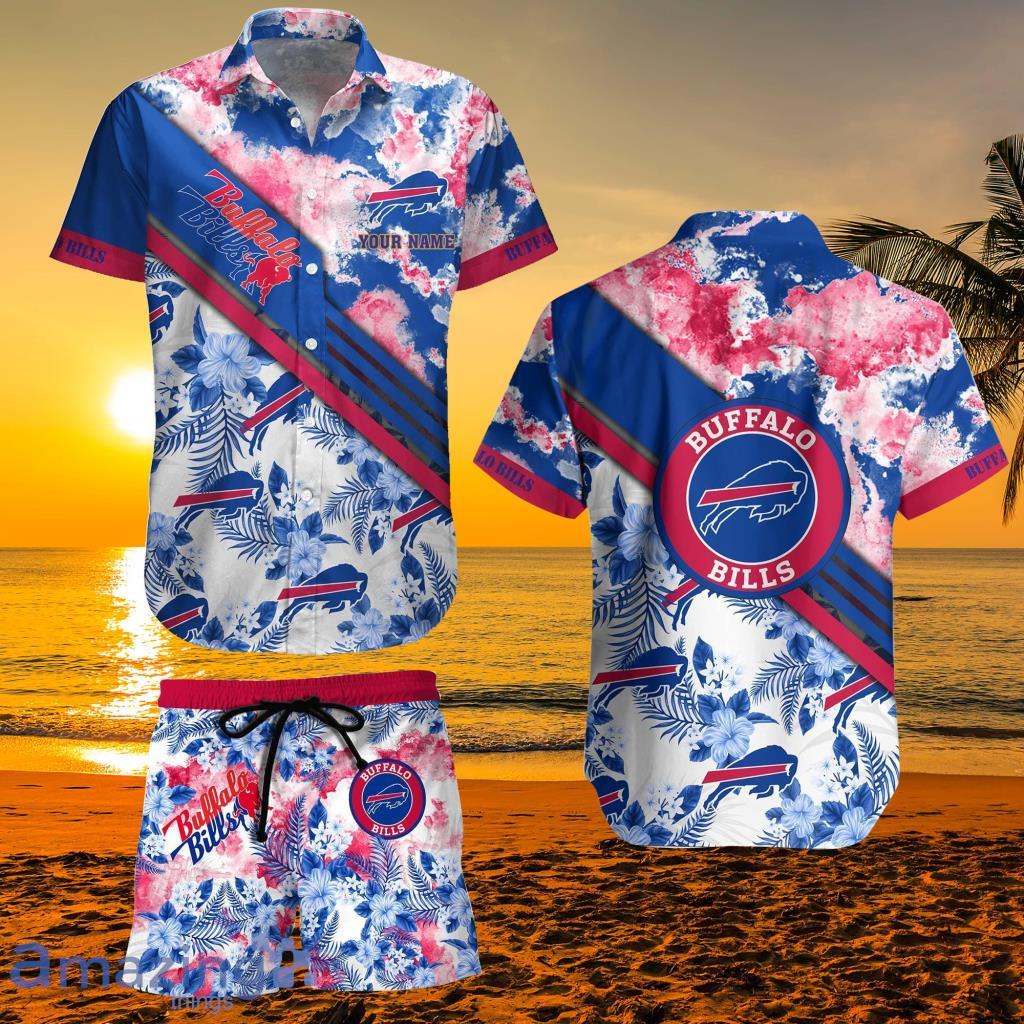 Personalized NFL Buffalo Bills Combo Hawaiian Shirt And Shorts Tropical Gift Summer Product Photo 1