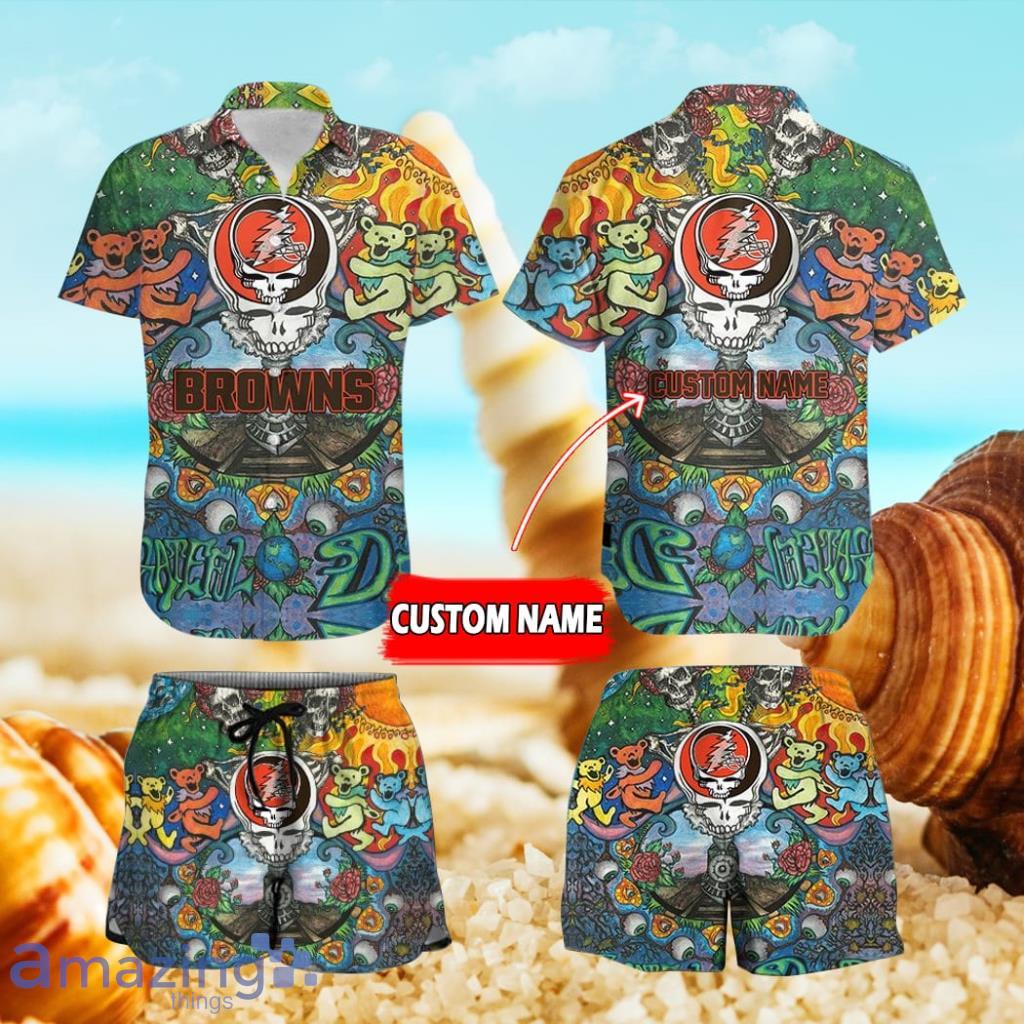 Personalized NFL Cleveland Browns Combo Hawaiian Shirt And Short