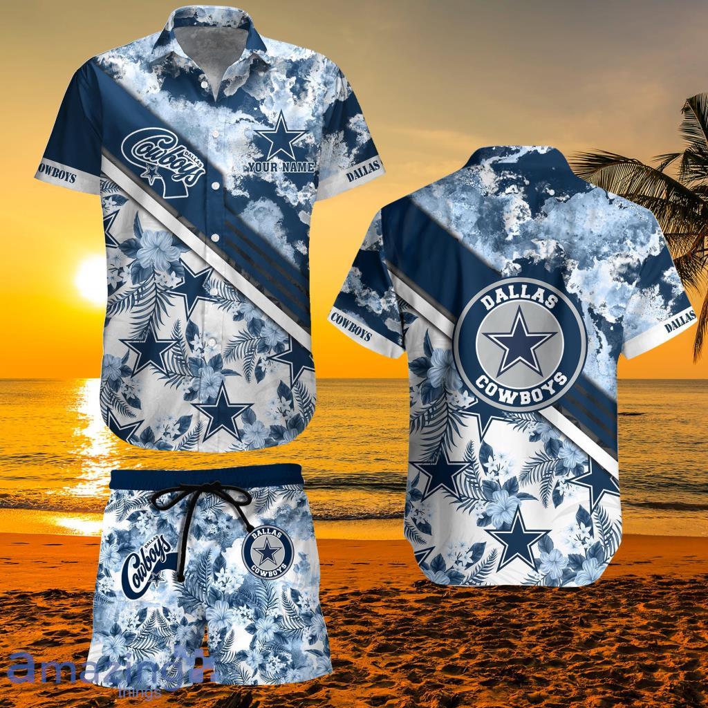 Dallas Cowboys Hawaiian Shirt Summer Tropical Pattern Gift For