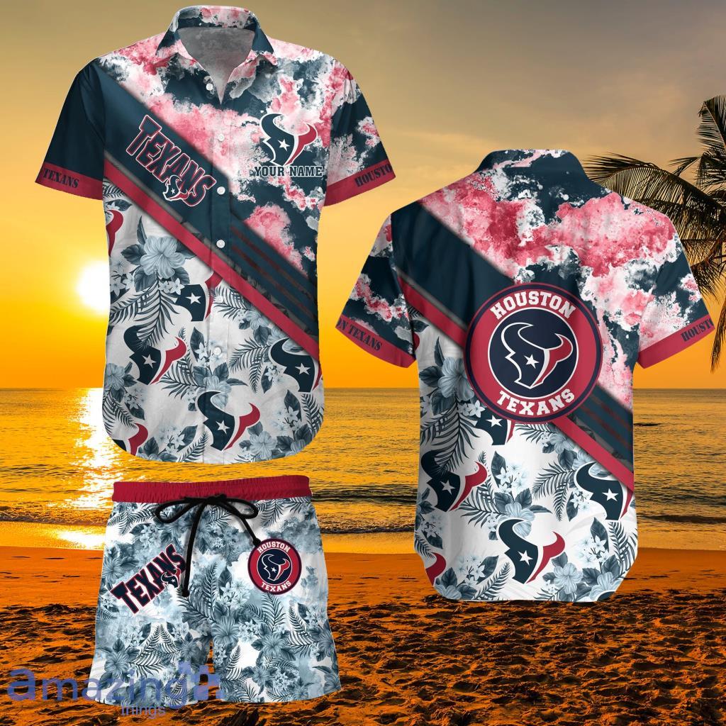 Personalized NFL Houston Texans Combo Hawaiian Shirt And Shorts