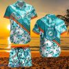 Personalized NFL Miami Dolphins Combo Hawaiian Shirt And Shorts Tropical Gift Summer