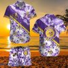 Personalized NFL Minnesota Vikings Combo Hawaiian Shirt And Shorts Tropical Gift Summer
