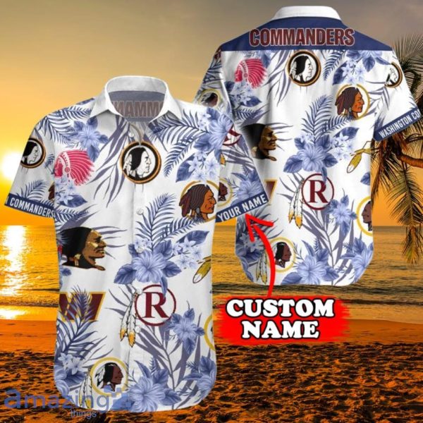 Washington Commanders Logo Hawaiian Shirt For Men And Women