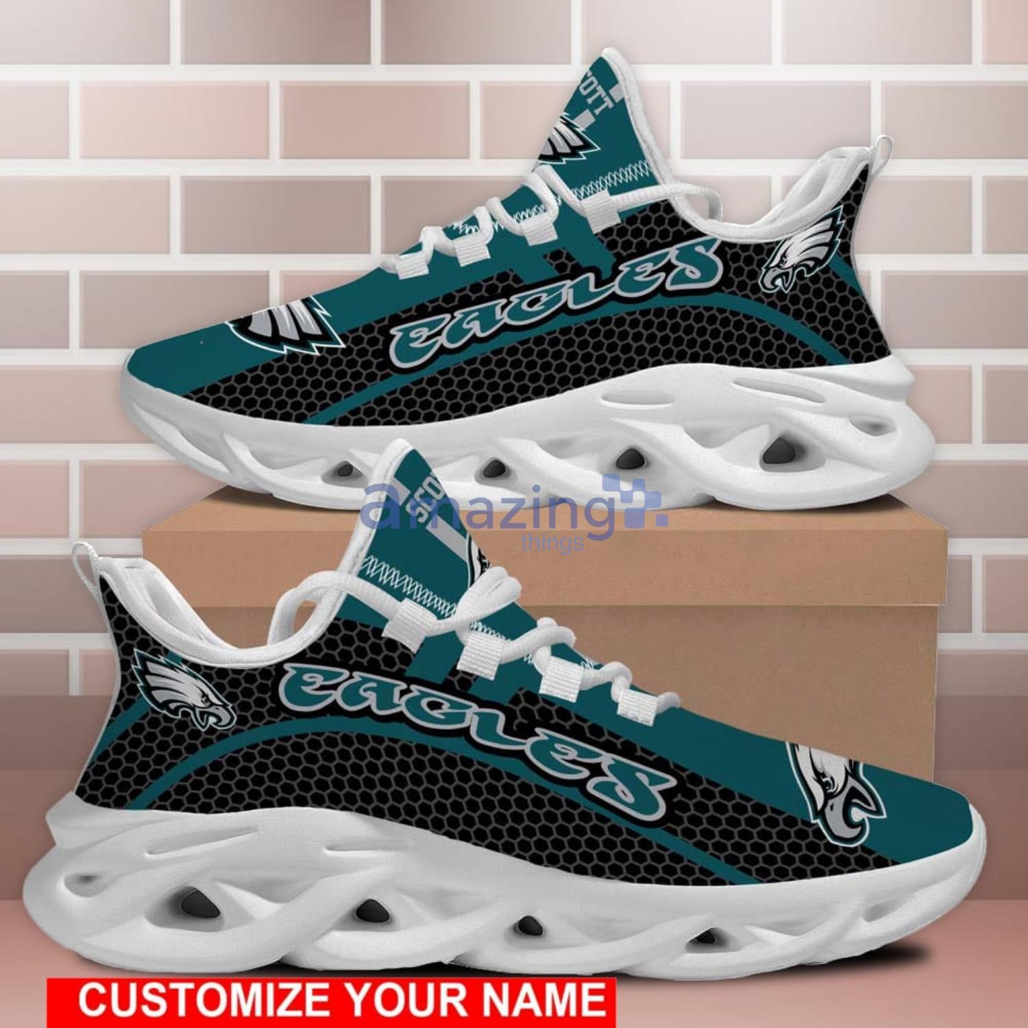 Philadelphia Eagles NFL Clunky Sneakers Max Soul Shoes - Growkoc