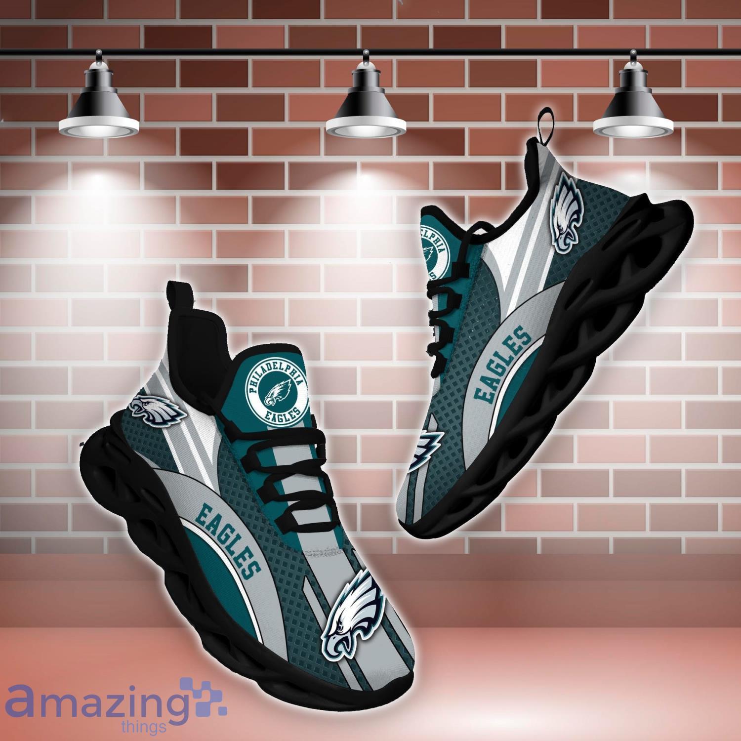 Philadelphia Eagles NFL Clunky Shoes Running Max Soul Shoes For Men And  Women