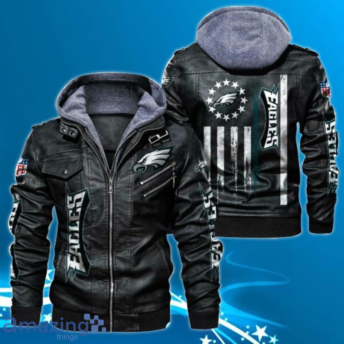 Philadelphia Eagles NFL Leather Jacket Special Gift Style Sport Product Photo 1