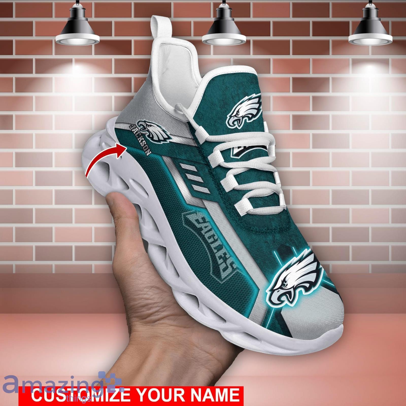 Philadelphia Eagles NFL Green Max Soul Sneakers Running Shoes