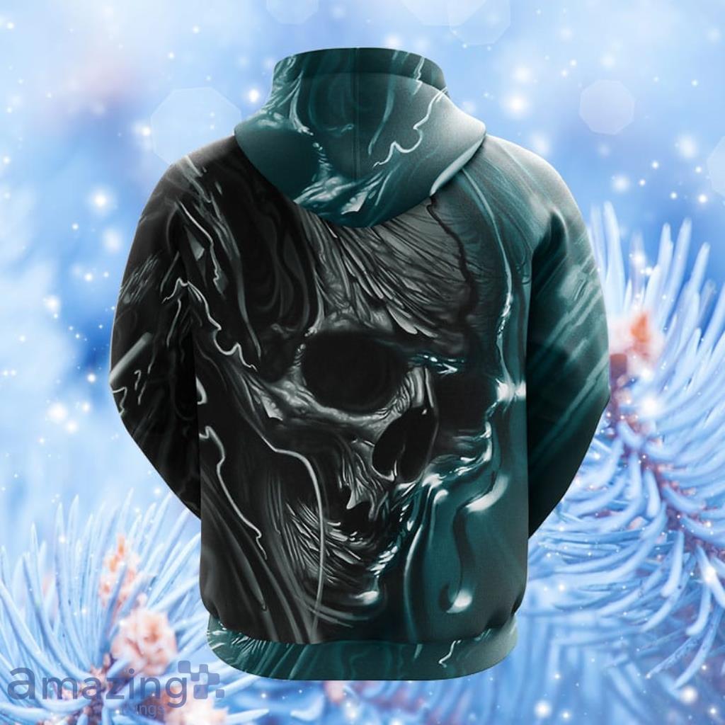 Philadelphia Eagles Skull 3D Hoodie Unique Eagles Gift - T-shirts