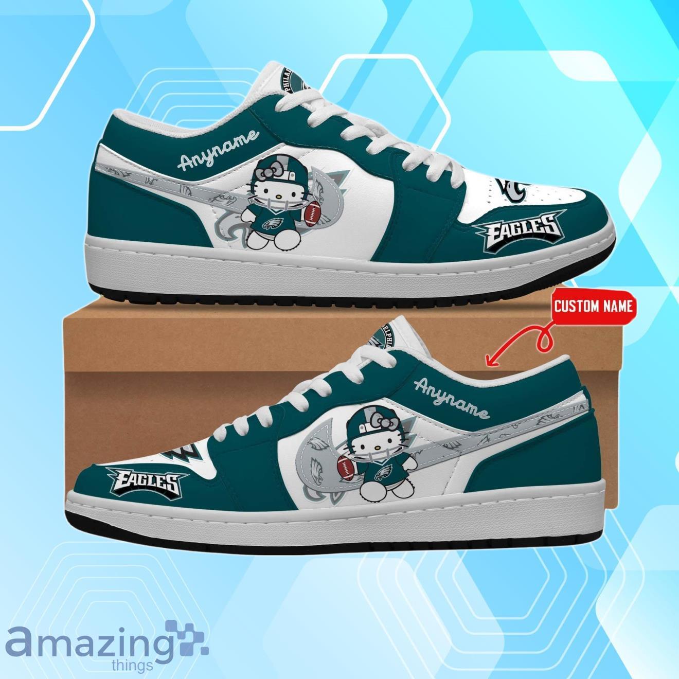 Philadelphia Eagles Personalized Air Force Shoes Best Gift Fans