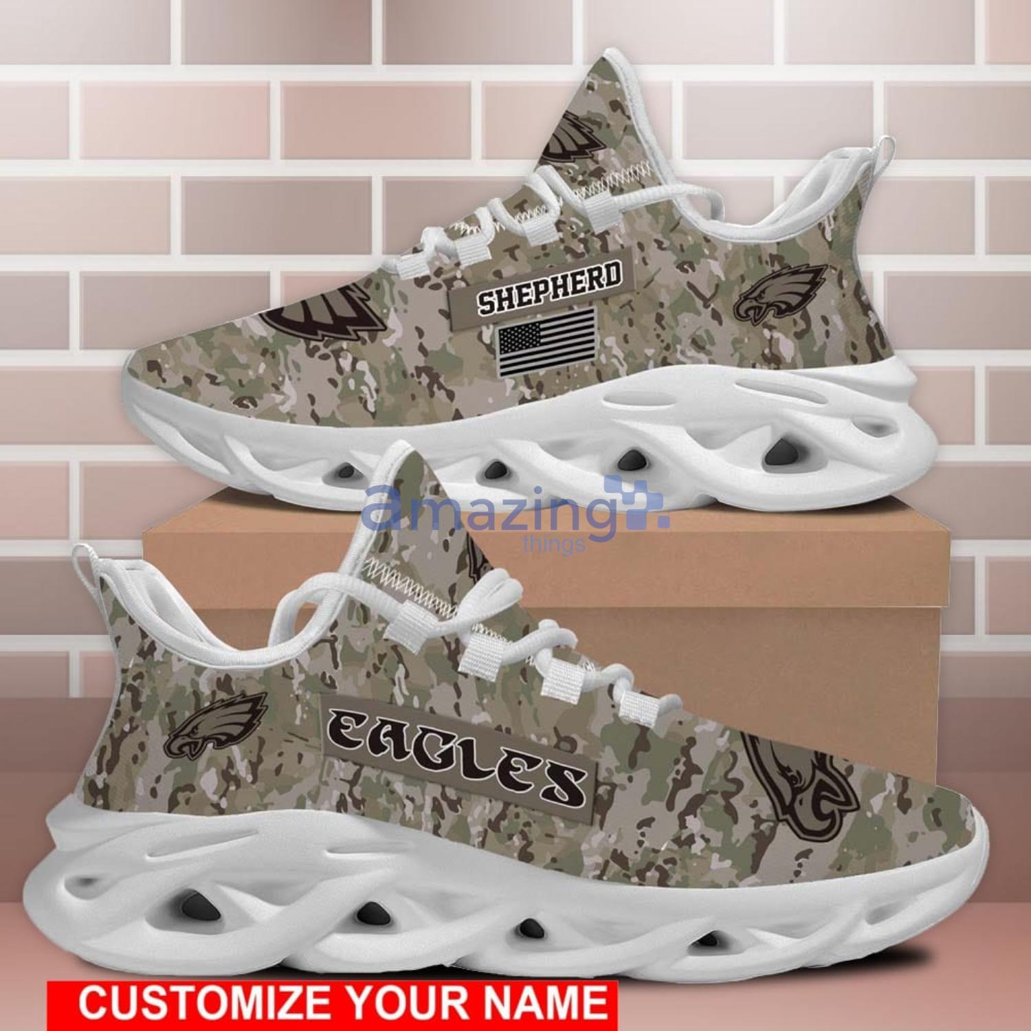 Philadelphia Eagles US Army Military Rank Design Max Soul Sneaker Running  Sport Shoes Men And Women Gift hsu