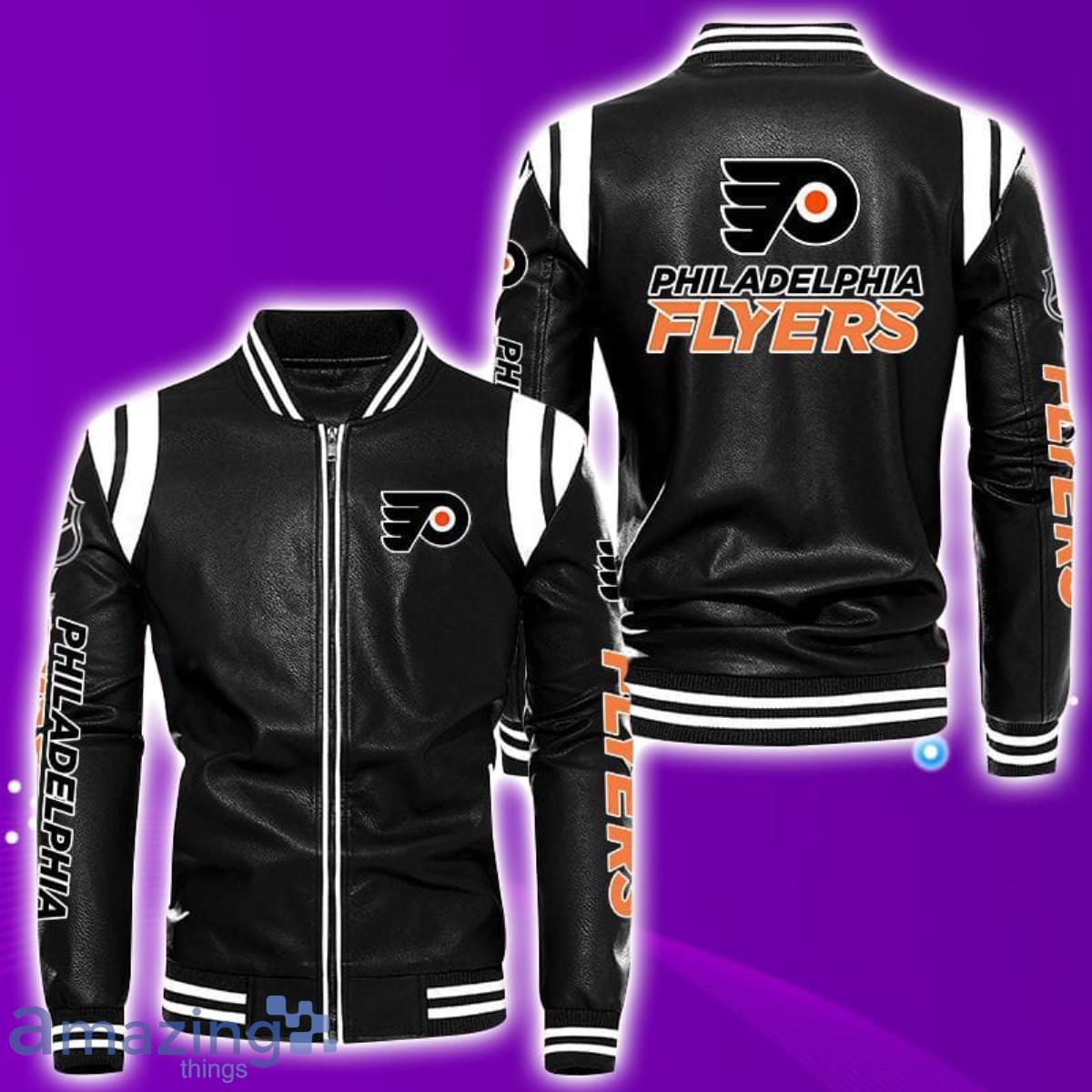 Philadelphia flyers best sale leather jacket