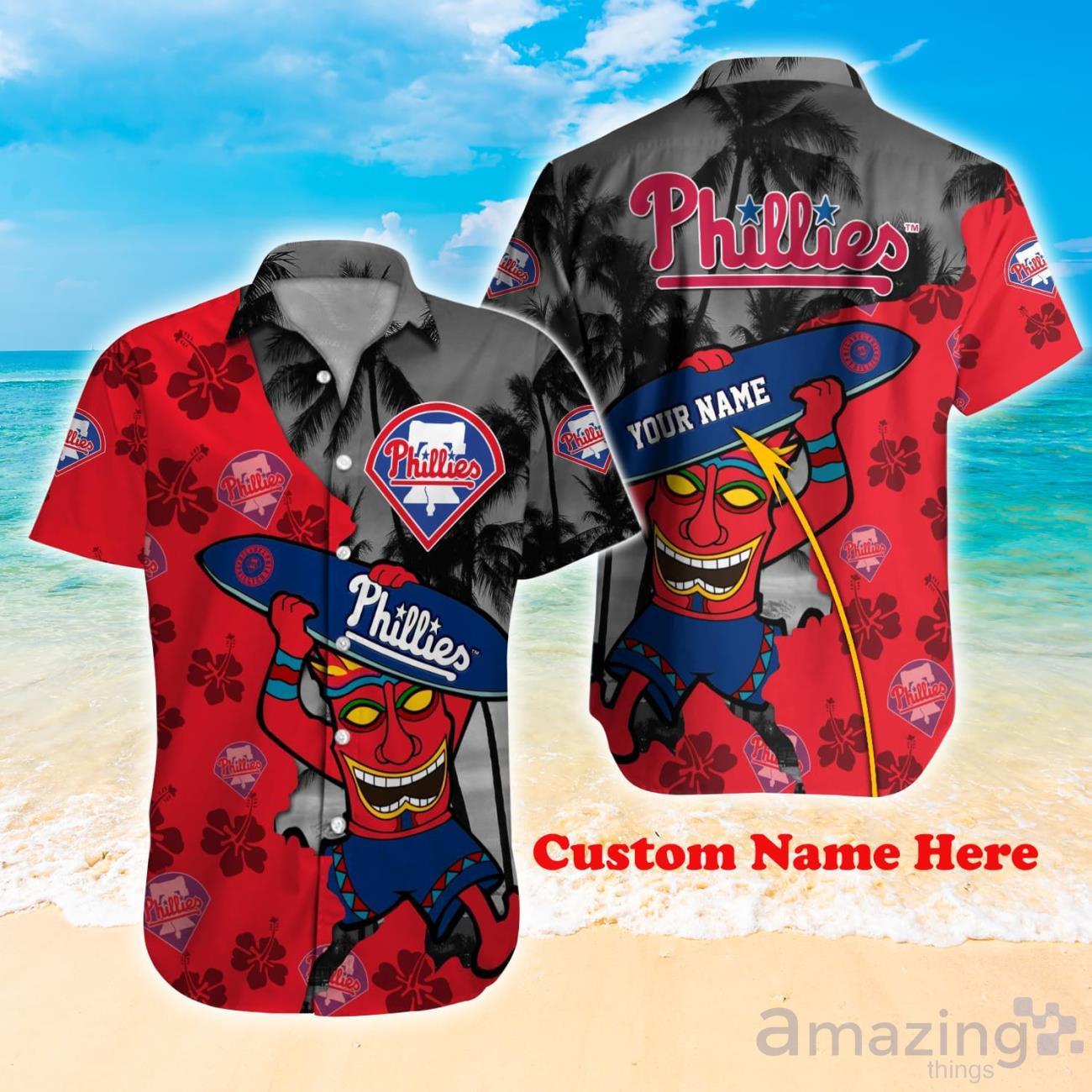 Philadelphia Phillies MLB Custom Name Hawaiian Shirt Hot Design