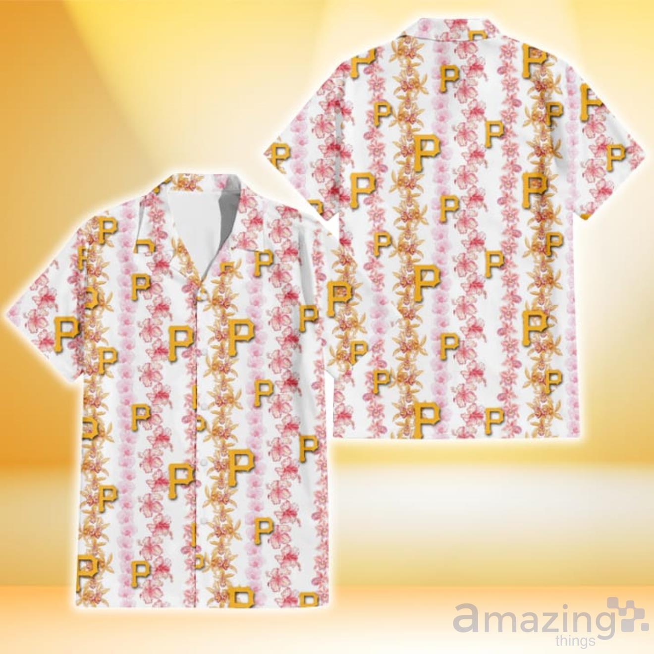 Pittsburgh Pirates Flamingo Button Up Shirt