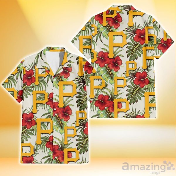 Tropical Red Hibiscus Flower 's Hawaiian Shirt