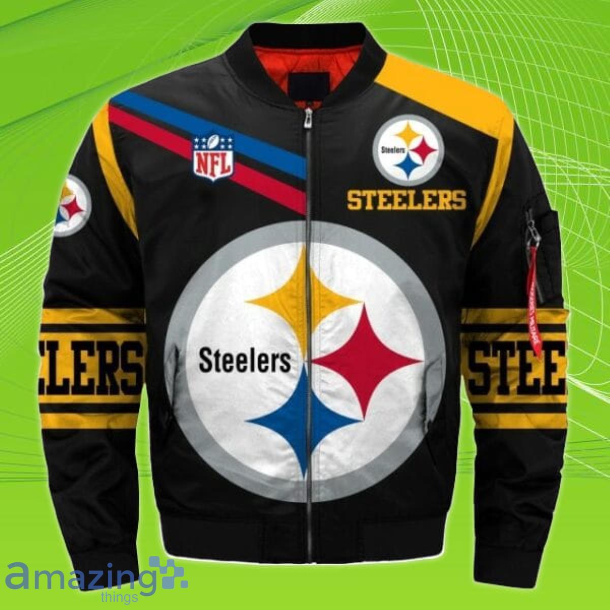 Pittsburgh Steelers NFL Bomber Jacket Unique Gift