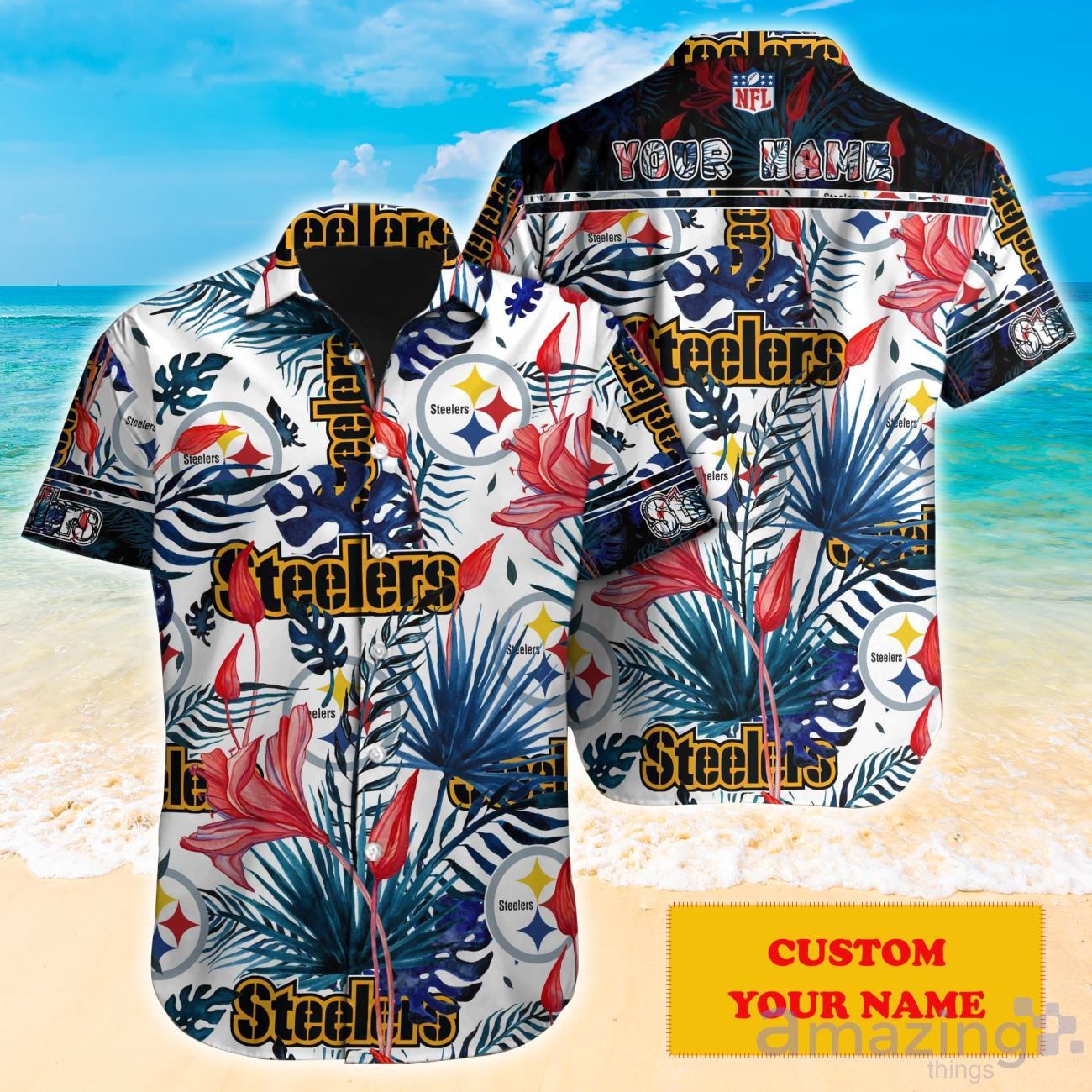 Pittsburgh Steelers NFL Personalized Hawaiian Shirt Hot Design For Fans