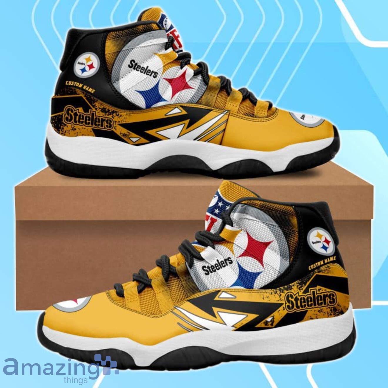 BEST Personalized Pittsburgh Steelers Air Jordan 4 Sneakers