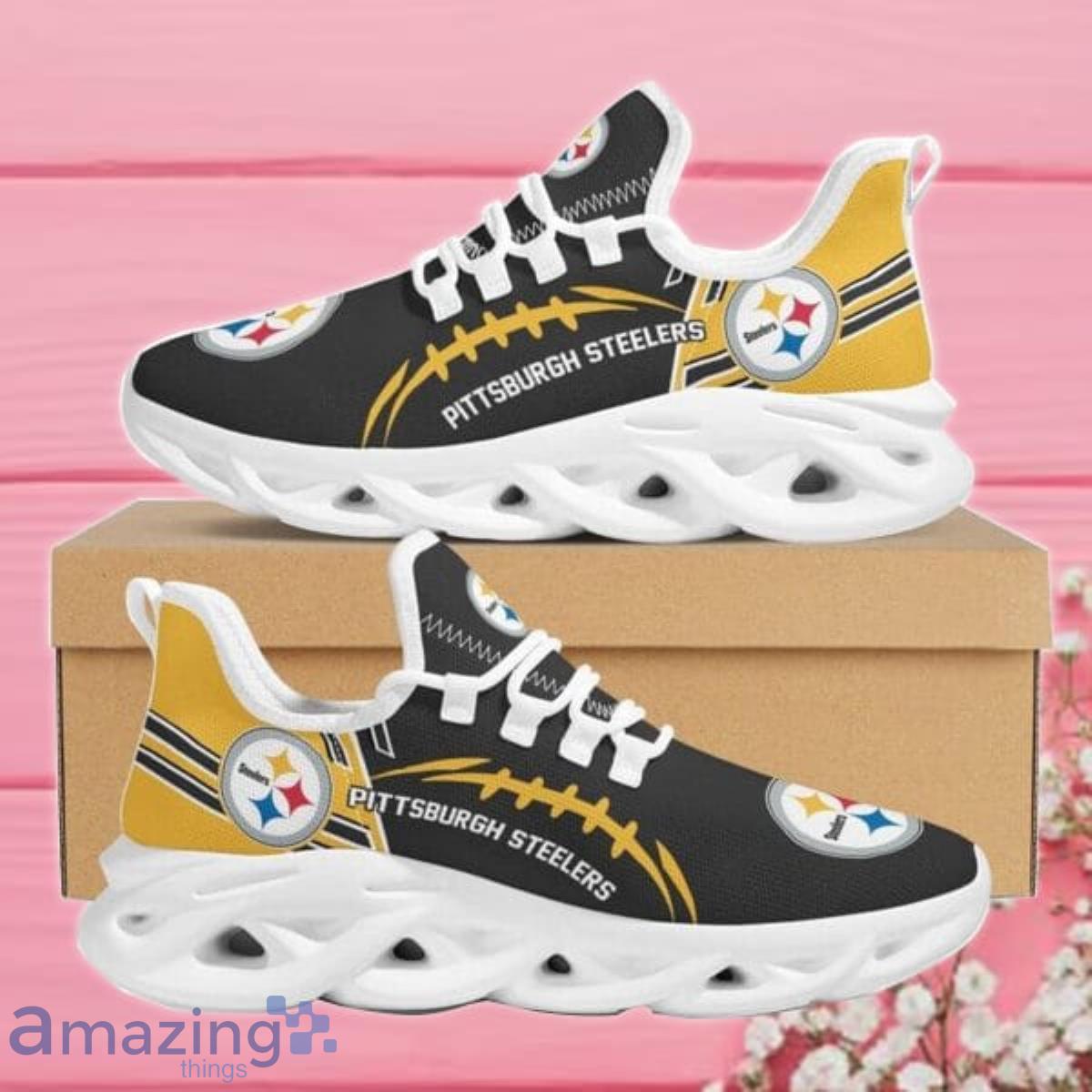 Pittsburgh Steelers Sneakers Max Soul Shoes