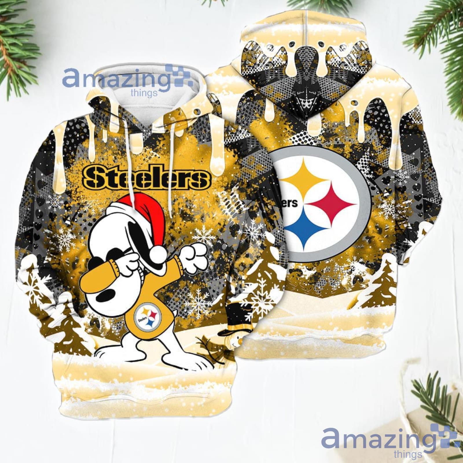 Steelers Ugly Sweater Snoopy Dabbing Pittsburgh Steelers Gift