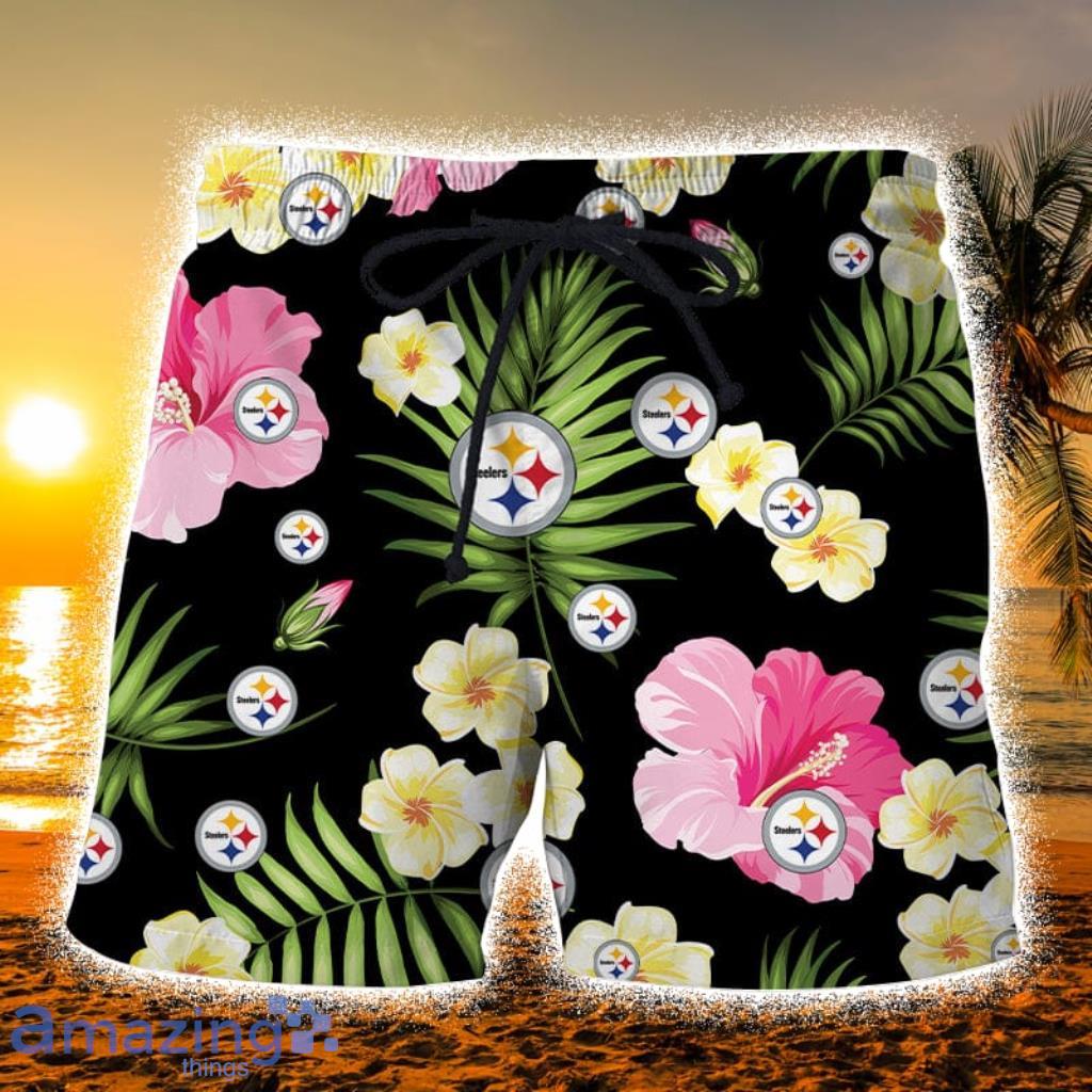 Pittsburgh Steelers Aloha Hawaiian Shirt And Shorts Summer Gift For Fans -  Banantees