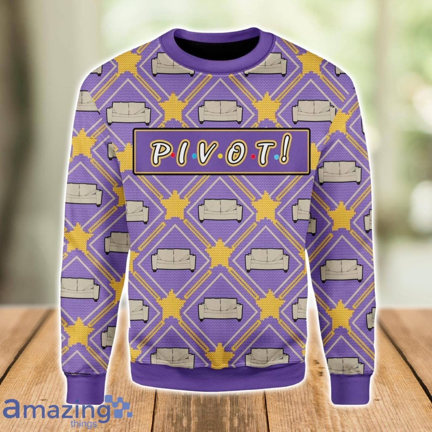 Pivot Ugly Christmas Sweater Xmas Gift Christmas Gift Sweater Product Photo 1