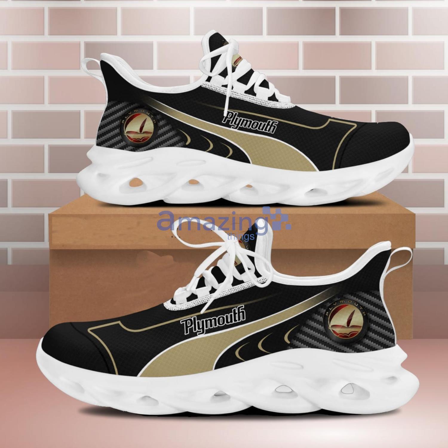 Plymouth Max Soul Shoes Best Gift Running Sport Sneakers For Men And Women image Plymouth Max Soul Shoes Best Gift Running Sport Sneakers For Men And Women Product Photo 2