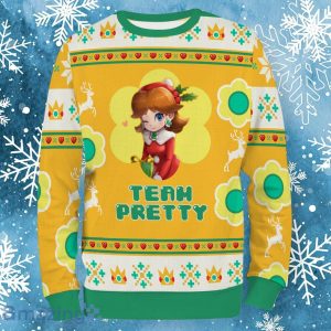 Princess O Neck Super Game Daisy Ugly Christmas Sweater Product Photo 2