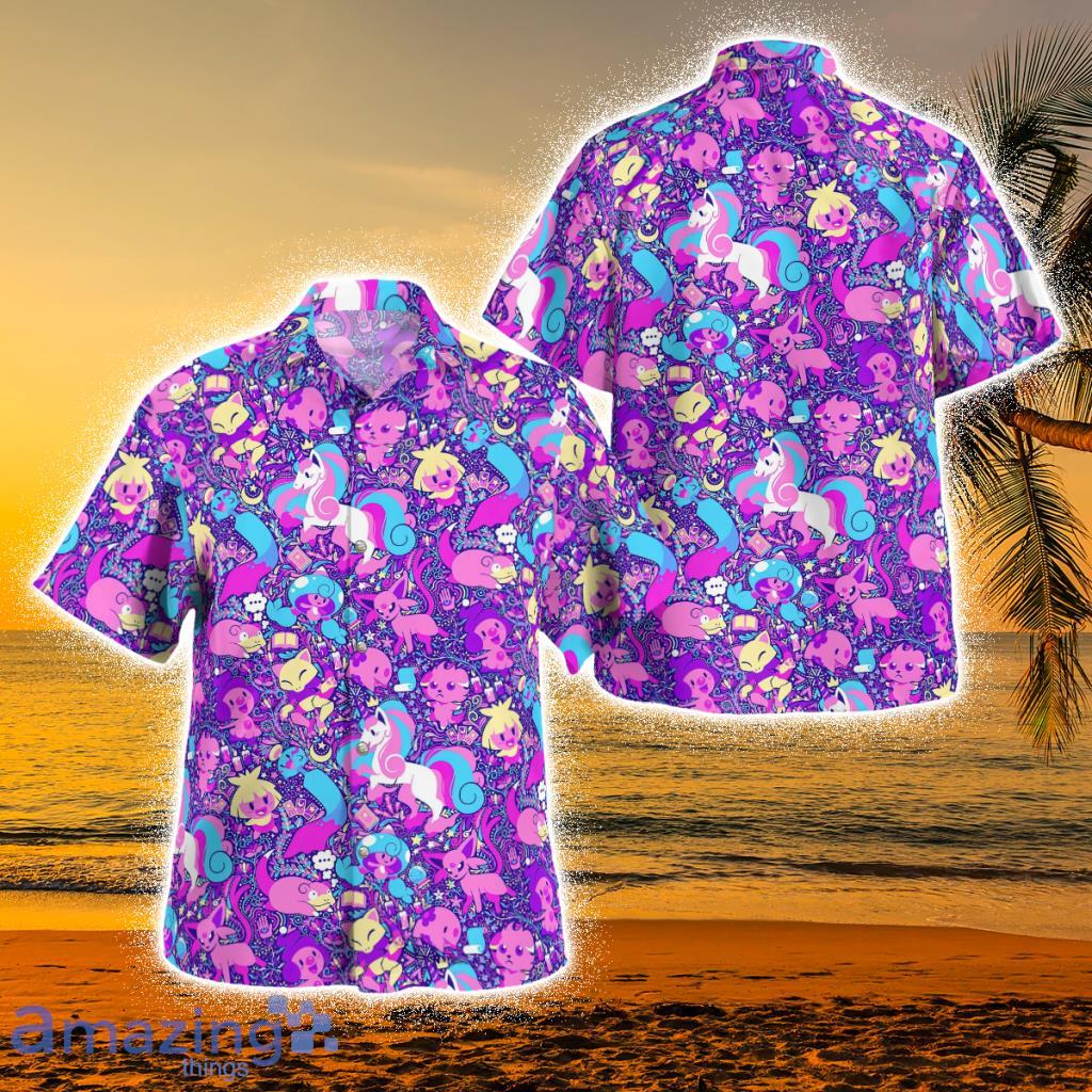 Psychic Pokemon Tropical Hawaiian Shirt image Psychic Pokemon Tropical Hawaiian Shirt Product Photo 1