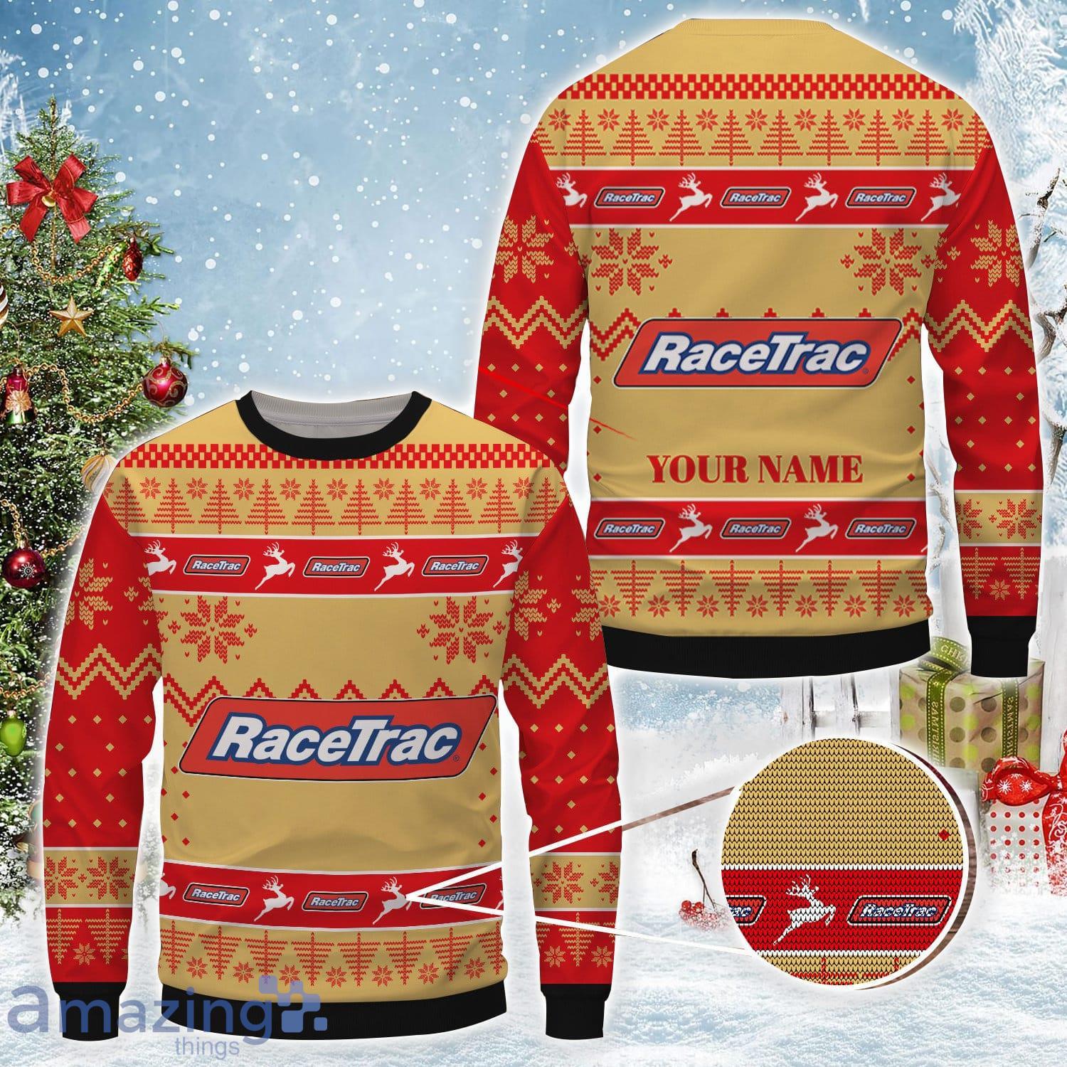 Race car deals christmas sweater