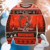 Real Women Love Football Smart Women Love The Cleveland Browns Ugly Christmas Sweater