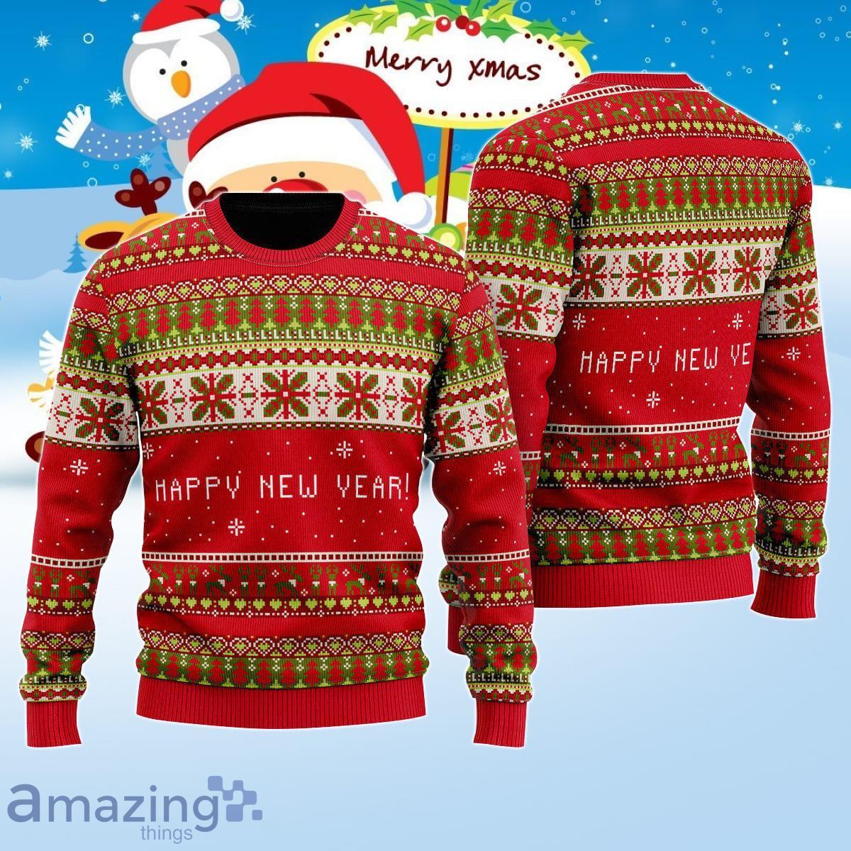 Red Xmas Wonderful Party Pattern Ugly Christmas Sweater Best Gift For Men And Women Product Photo 1 Red Xmas Wonderful Party Pattern Ugly Christmas Sweater Best Gift For Men And Women Product Photo 1