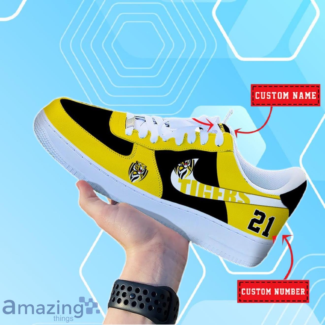 Richmond Tigers AFL Personalized Air Force Shoes For Real Fans image Richmond Tigers AFL Personalized Air Force Shoes For Real Fans Product Photo 1