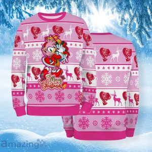 Rose O Neck Hedgehog Game So Ugly Christmas Sweater Product Photo 1