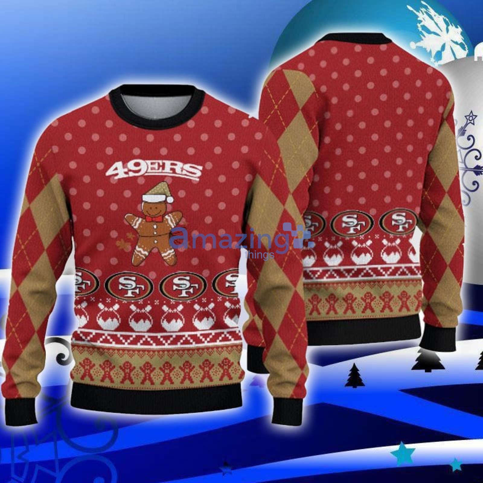 49ers light up christmas sweater