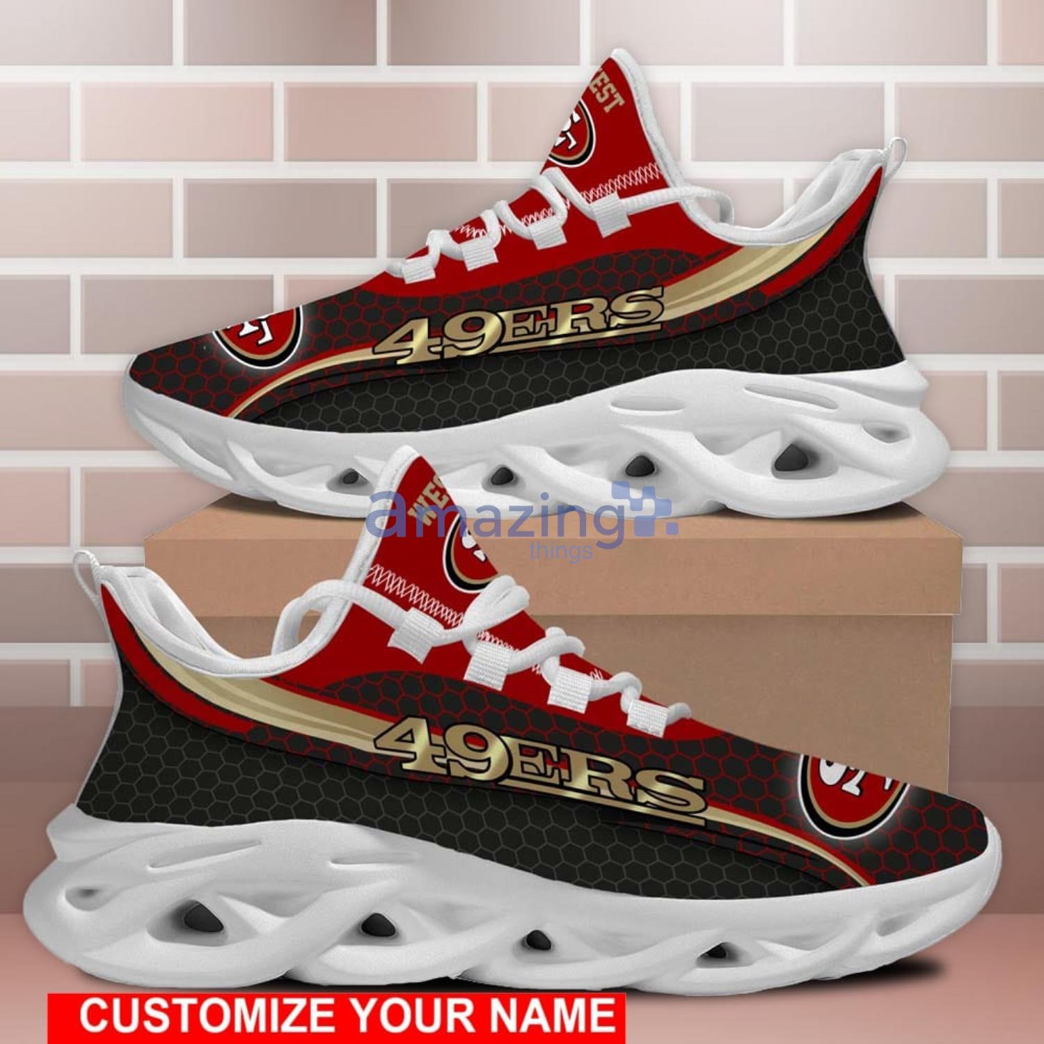 San Francisco 49ers Design Max Soul Shoes For Men And Women