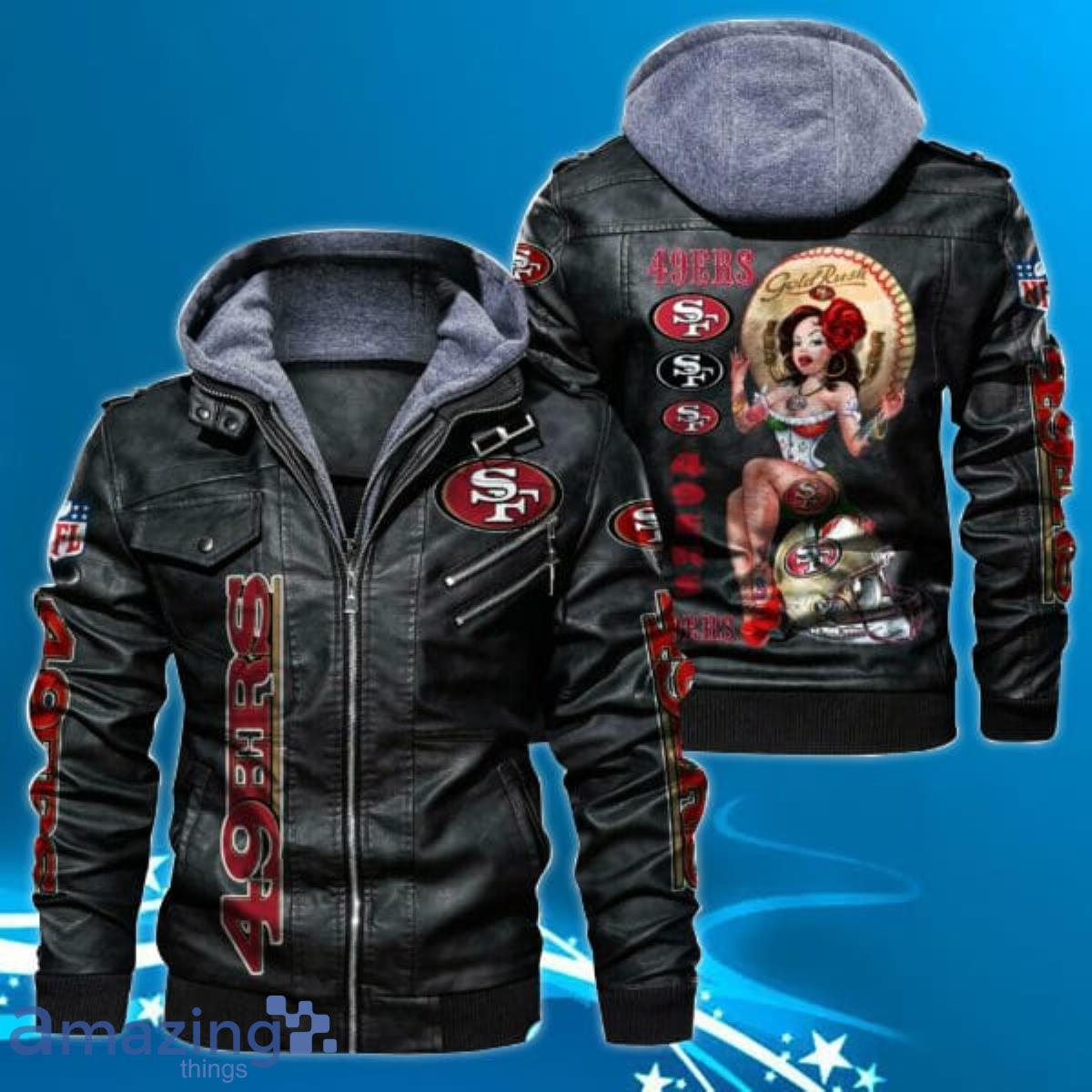 NFL San Francisco 49ers Leather Jacket For Men Best Gift