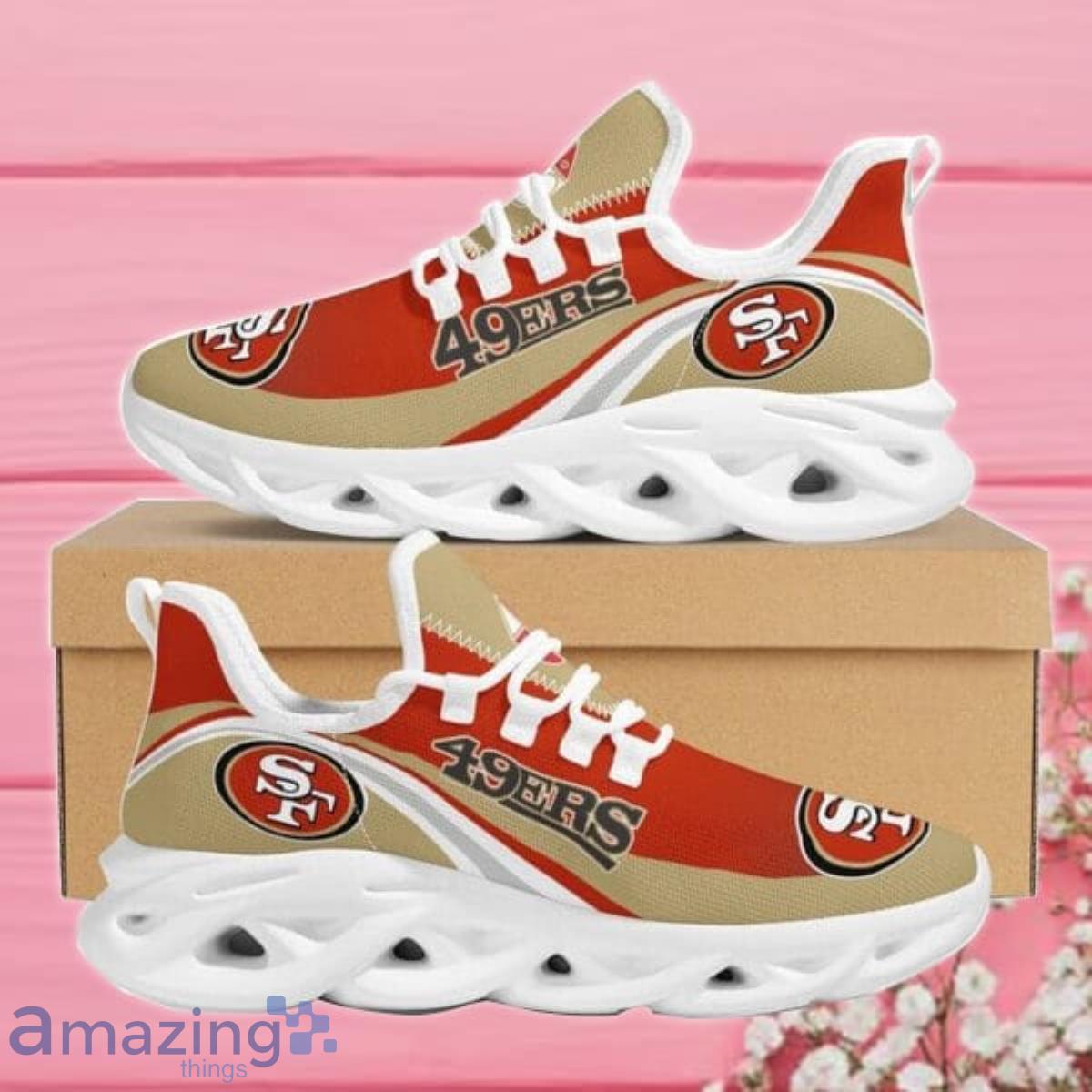 San Francisco 49ers Sneakers Max Soul Shoes Product Photo 1 San Francisco 49ers Sneakers Max Soul Shoes Product Photo 1