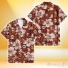 San Francisco Giants Bisque Hibiscus Brown Pattern 3D Hawaiian Shirt Gift For Fans