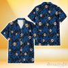 San Francisco Giants Black Dark Blue Hibiscus Black Background 3D Hawaiian Shirt Gift For Fans
