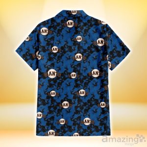 San Francisco Giants Black Dark Blue Hibiscus Black Background 3D Hawaiian Shirt Gift For Fans Product Photo 3