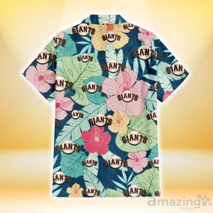 San Francisco Giants Colorful Sketch Hibiscus Dark Green Background 3D Hawaiian Shirt Gift For Fans image San Francisco Giants Colorful Sketch Hibiscus Dark Green Background 3D Hawaiian Shirt Gift For Fans Product Photo 3