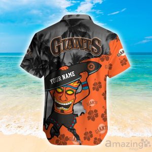 San Francisco Giants MLB Custom Name Hawaiian Shirt Hot Design For Fans image San Francisco Giants MLB Custom Name Hawaiian Shirt Hot Design For Fans Product Photo 2