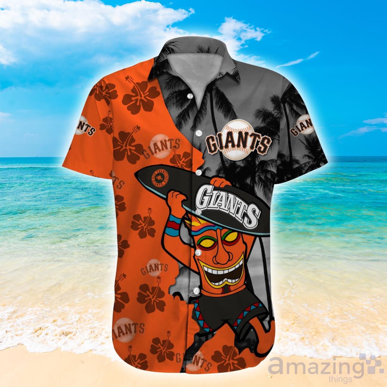 San Francisco Giants MLB Custom Name Hawaiian Shirt Hot Design For Fans image San Francisco Giants MLB Custom Name Hawaiian Shirt Hot Design For Fans Product Photo 3