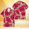 San Francisco Giants Red Beige Hibiscus Beige Background 3D Hawaiian Shirt Gift For Fans