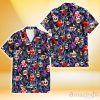 San Francisco Giants Red Hibiscus Caro Black Background 3D Hawaiian Shirt Gift For Fans