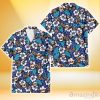 San Francisco Giants White Hibiscus Ceramic Style Navy Background 3D Hawaiian Shirt Gift For Fans